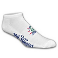 High Performance No Show Moisture Wicking Sock w/ Knit In Logo